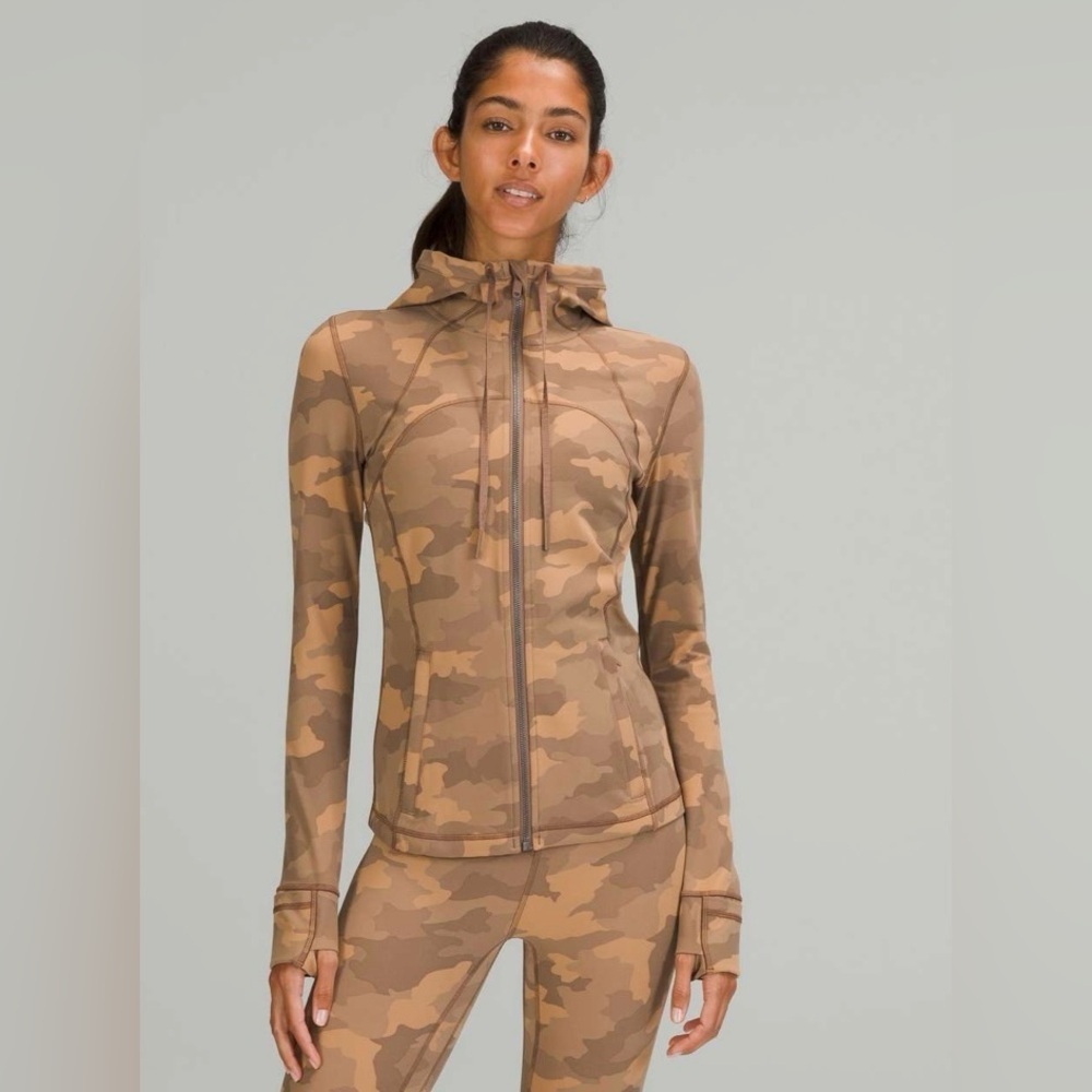 Lululemon Hooded Define Jacket *Nulu in Heritage 365 Camo Beige Multi